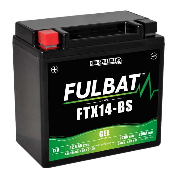 Akumulator FULBAT FUL GEL - FTX14-BS / YTX14-BS (Żelowy, bezobsługowy)