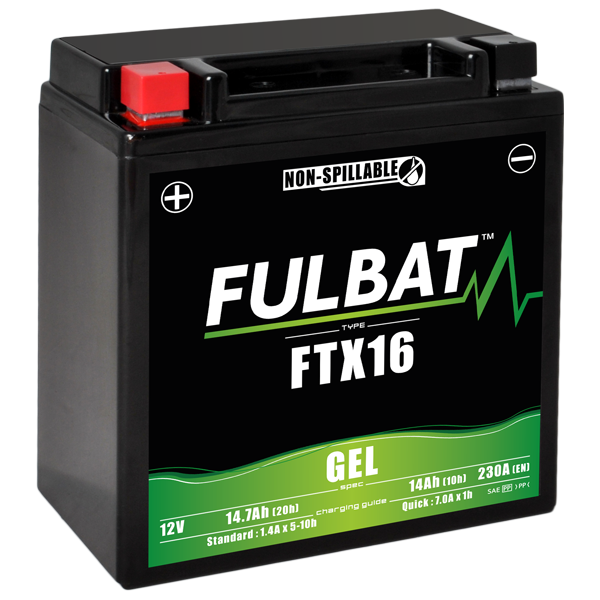 Akumulator FULBAT YTX16 (Żelowy, bezobsługowy)