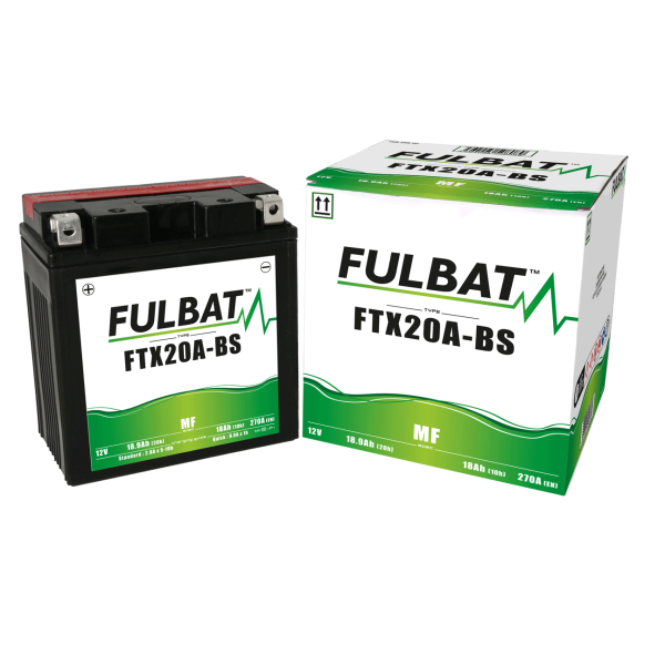 Akumulator FULBAT YTX20A-BS (AGM, obsługowy, kwas w zestawie)