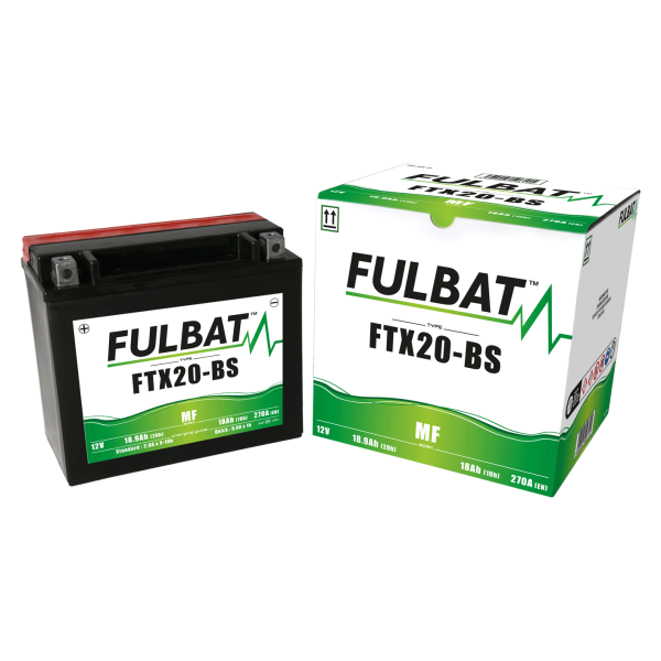 Akumulator FULBAT FUL MF - FTX20-BS / YTX20-BS (suchy, bezobsługowy, kwas w zestawie)