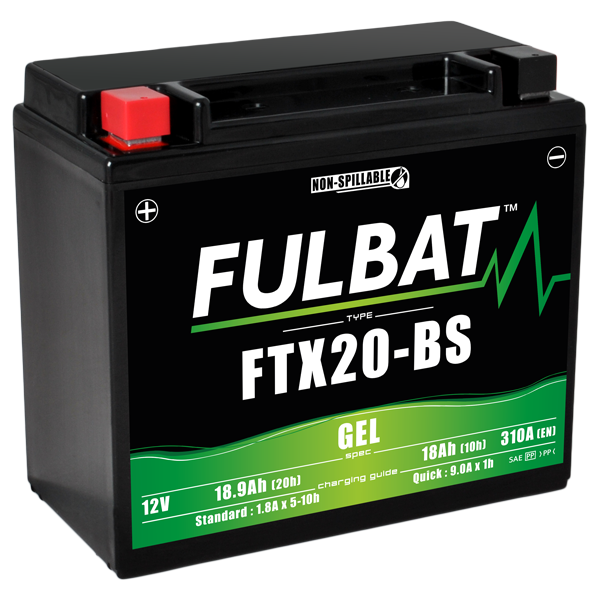 Akumulator FULBAT FUL GEL - FTX20-BS / YTX20-BS (Żelowy, bezobsługowy)