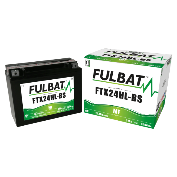 Akumulator FULBAT FUL MF - FTX24HL-BS / YTX24HL-BS (suchy, bezobsługowy, kwas w zestawie)