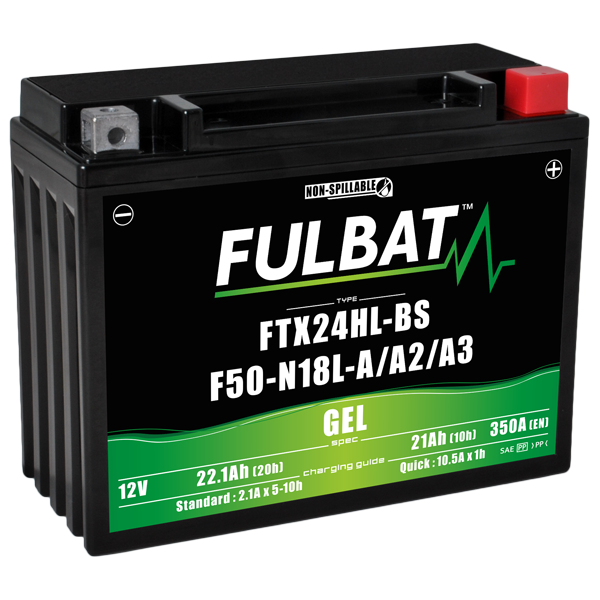 Akumulator FULBAT FUL GEL - FTX24HL-BS / F50-N18L-A / F50-N18L-A2 / F50-N18L-A3 / YTX24HL-BS / Y50-N18L-A / Y50-N18L-A2 / Y50-N1