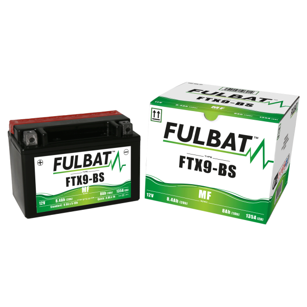 Akumulator FULBAT FUL MF - FTX9-BS / YTX9-BS (suchy, bezobsługowy, kwas w zestawie)