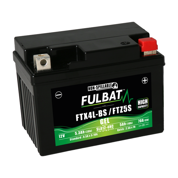 Akumulator FULBAT FUL GEL - FTX4L-BS / FTZ5S / YTX4L-BS / YTZ5S (Żelowy, bezobsługowy)