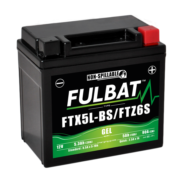 Akumulator FULBAT FUL GEL - FTX5L-BS / FTZ6S / YTX5L-BS / YTZ6S (Żelowy, bezobsługowy)