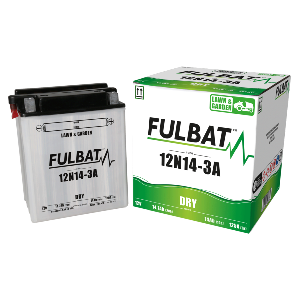 Akumulator FULBAT LAWN&GARDEN 12N14-3A (YB14L-A2) (suchy, obsługowy)