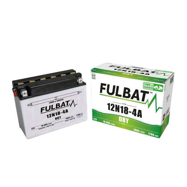Akumulator FULBAT LAWN&GARDEN 12N18-4A (suchy, obsługowy)