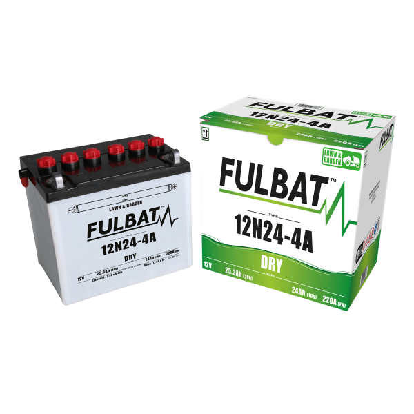 Akumulator FULBAT FUL DRY - 12N24-4A (suchy, obsługowy, kwas w zestawie)