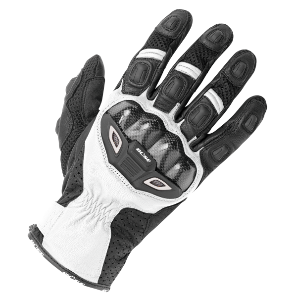 Rękawice motocyklowe BUSE Airway czarno-białe