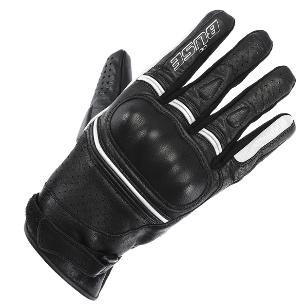 Rękawice motocyklowe BUSE Main czarne/białe