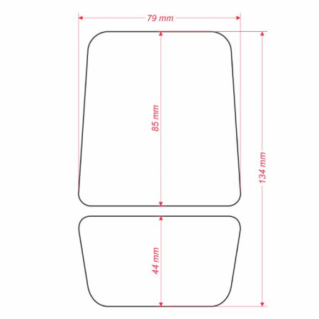 Tankpad zabezpieczenie zbiornika, osłona ONEDESIGN CGMTPADP kolor: carbon