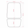 Tankpad zabezpieczenie zbiornika, osłona ONEDESIGN CGMTPADP kolor: carbon