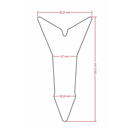 Tankpad zabezpieczenie zbiornika, osłona ONEDESIGN CGDIAP1P kolor: carbon