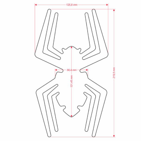 Tankpad zabezpieczenie zbiornika, osłona ONEDESIGN CGSPIDERP spider