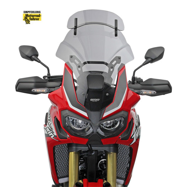 Szyba motocyklowa MRA HONDA CRF 1000 L AFRICA TWIN, SD 04, 2016-2019, forma VTM, przyciemniana
