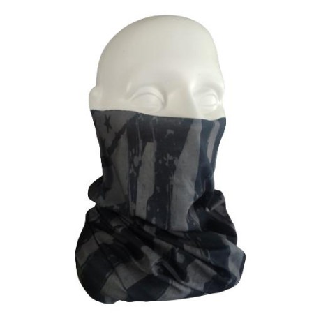 Chusta wielofunkcyjna na twarz maska ROXAR komin onesize paski-czarny