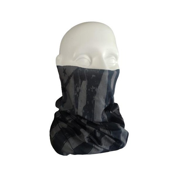 Chusta wielofunkcyjna na twarz maska ROXAR komin Onesize czarny-szary