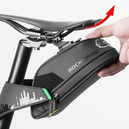 Torba rowerowa podsiodłowa na klips duża ROCKBROS  (C27) 1,5 l