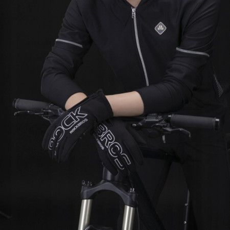 Rękawiczki rowerowe / sportowe ROCKBROS (S091-4BK) czarne