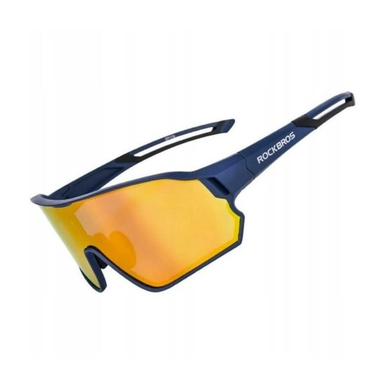 Occhiali Polarizzati ROCKBROS 10134 Unisex, Montatura TR90 E Aste Gommate, Protezione UV, Ideali Per Ciclismo E Guida, Con Custodia E Panno