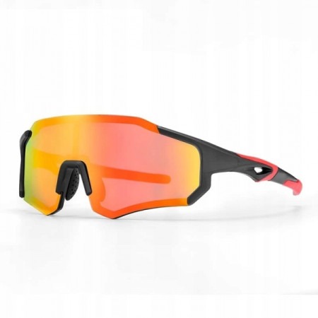Okulary rowerowe / sportowe z polaryzacją ROCKBROS UV400 (10182) czarno-czerwone