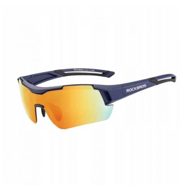 Okulary rowerowe / sportowe z polaryzacją ROCKBROS UV400 (10118) niebieskie