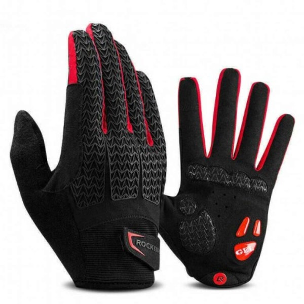 Rękawiczki rowerowe / sportowe ROCKBROS (S169-1BR) czarno - czerwone
