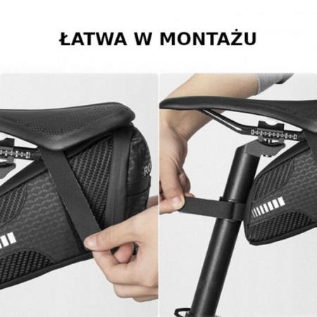 Skawa podsiodłowa, torba rowerowa ROCKBROS (C29-BK) czarna