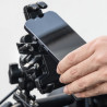 Uchwyt motocyklowy na lusterko, uchwyt na telefon Heavy Duty z absorpcją drgań ROCKBROS (25210024002) metalowy