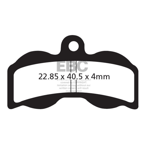 CFA300HH - Klocki hamulcowe rowerowe (spiekane) EBC Brakes