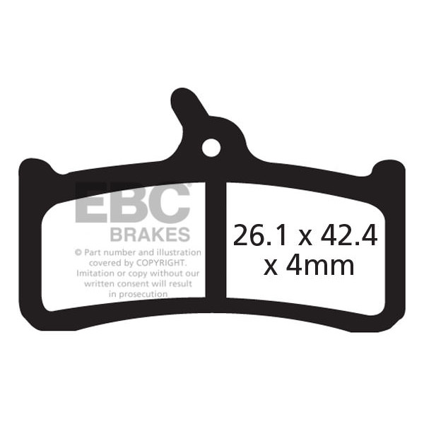 CFA359HH - Klocki hamulcowe rowerowe (spiekane) EBC Brakes