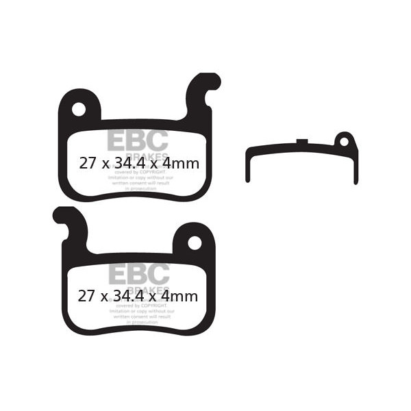 CFA370HH - Klocki hamulcowe rowerowe (spiekane) EBC Brakes