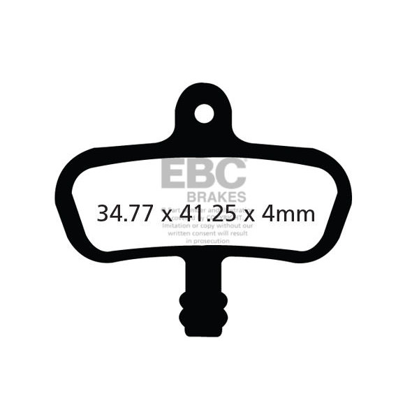 CFA440 - Klocki hamulcowe rowerowe (organiczne) EBC Brakes