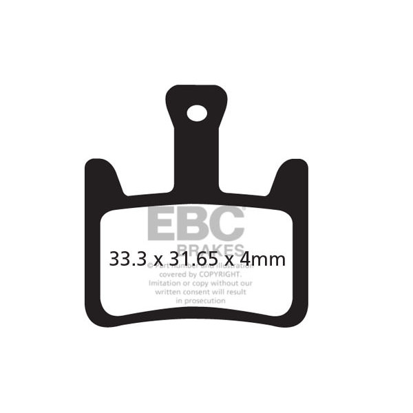 CFA620R - Klocki hamulcowe rowerowe (organiczne wyczynowe) EBC Brakes