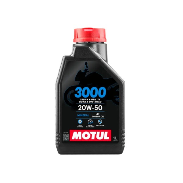 MOTUL Olej silnikowy 3000 20W50 4T mineralny 1L (107318)