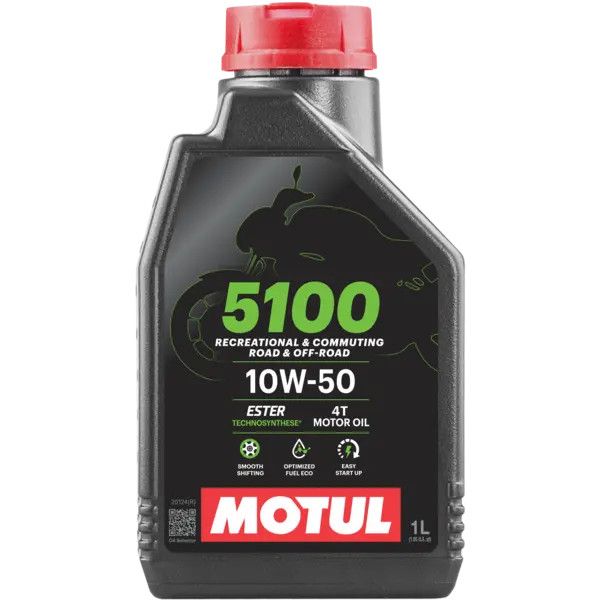 MOTUL Olej silnikowy 5100 10W50 4T Półsyntetyczny 1L - Technosynthesis (104074)