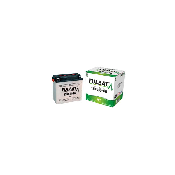 Akumulator FULBAT 12N5.5-4A (suchy, obsługowy, kwas w zestawie)