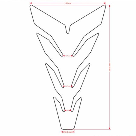 Tankpad zabezpieczenie zbiornika, osłona ONEDESIGN CGMOS103P czarny