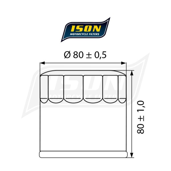 ISON filtr oleju ISON202