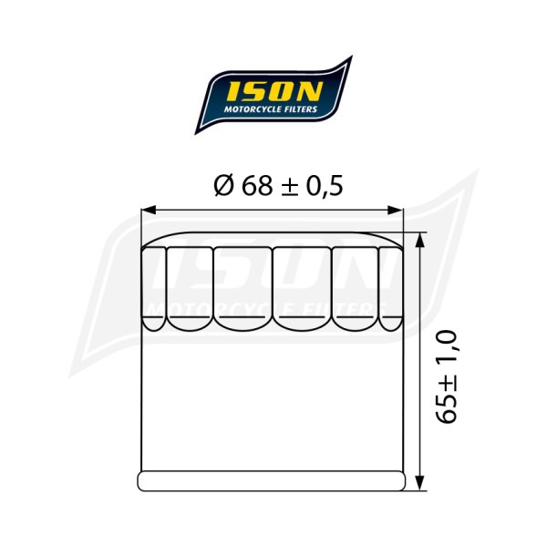 ISON filtr oleju ISON553