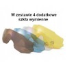 Okulary rowerowe / sportowe z polaryzacją, wymienne soczewki UV400 ROCKBROS (10131) czarny