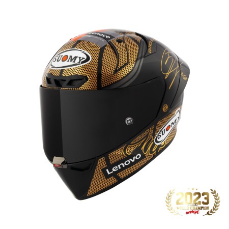 Kask Motocyklowy SUOMY S1-XR GP PECCO WORLD CHAMPION 2023 GOLD LIMITED EDITION / E06-FIM