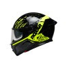 Kask motocyklowy ROXAR BAYAMO EVO TOXIC Czarny fluo