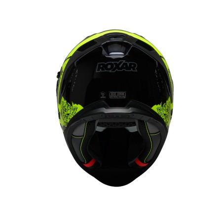 Kask motocyklowy ROXAR BAYAMO EVO TOXIC Czarny fluo