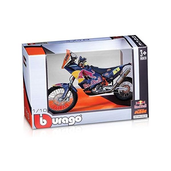 Model BBURAGO KTM RED BULL RALLY 450 2012 (18-51071) 1:18