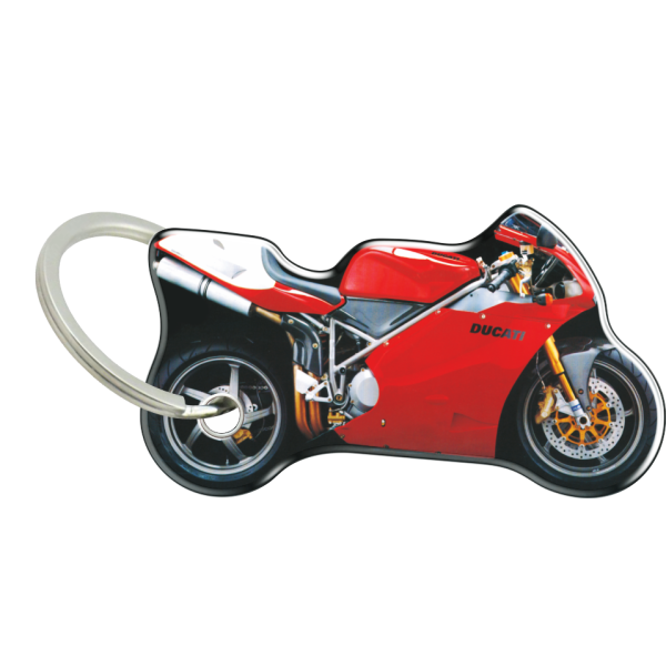 Brelok na klucze ONEDESIGN dwustronny, wypukły PF10P DUCATI