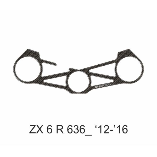 Tankpad zabezpieczenie na półkę kierownicy, osłona PPSK14P ONEDESIGN ZX6R 636 2012-2023