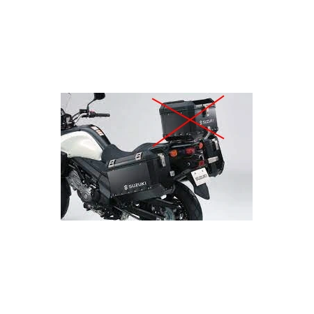 KUFRY BOCZNE SUZUKI DL650 VSTROM 2012 - czarne aluminiowe - OUTLET