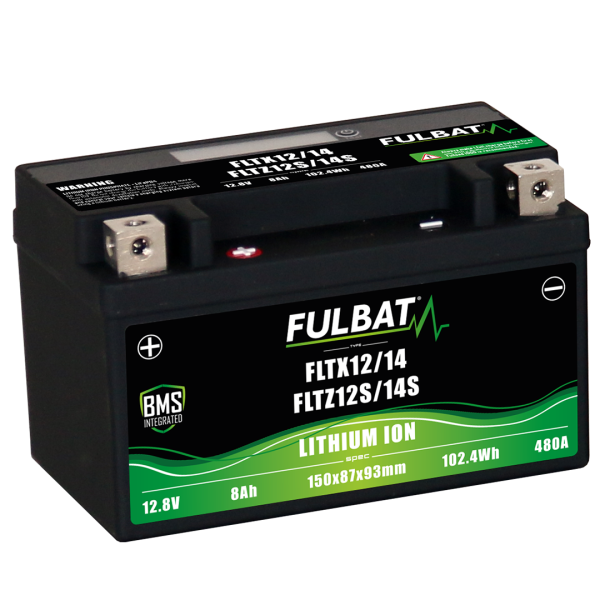 Akumulator FULBAT FUL LITHIUM - FLTX12/FLTX14-FLTZ12S/FLTZ14S / LTX12/LTX14-LTZ12S/LTZ14S (Litowo-żelazowo-fosforanowy)